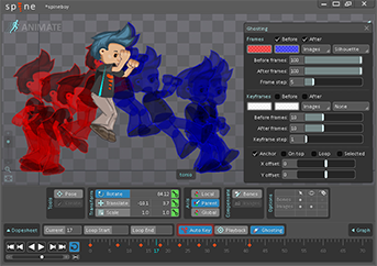 Spine Ghosting功能截图